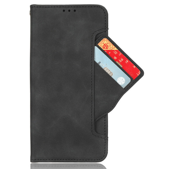 Футляр з клапаном для Oppo A60, Card Slot, чорний