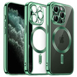 Чохол для iPhone 11 Pro, Electro MagSafe, зелений + Скло на екран
