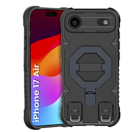 Чохол для iPhone Air, для MagSafe, броньований з підставкою, чорний