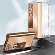 Чохол із склом для Samsung Galaxy Z Fold 4 5G, Premium Alloy, Gold