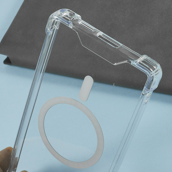 Чoхол до Google Pixel 9 Pro XL, Dropproof MagSafe, прозорий