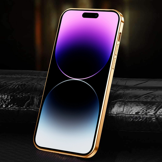 Чoхол до iPhone 14 Pro, Cowhide Leather, чорний