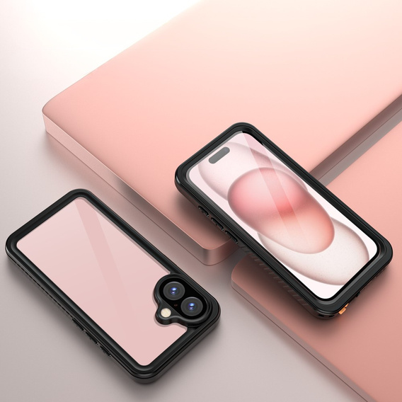 Водонепроникний чохол IP68 для iPhone 16, чорний