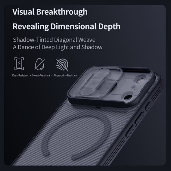 Чехол Nillkin CamShield Pro Magnetic с функцией MagSafe для iPhone 17 Pro