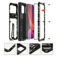 Бронированный чехол для iPhone 14 Pro, Metal Hybrid, камуфляж