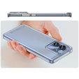 Чехол до Motorola Edge 40, Fusion Hybrid, прозрачный