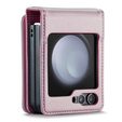 CASEME флип-кейс для Samsung Galaxy Z Flip5 5G, Litchi Wallet, розовый