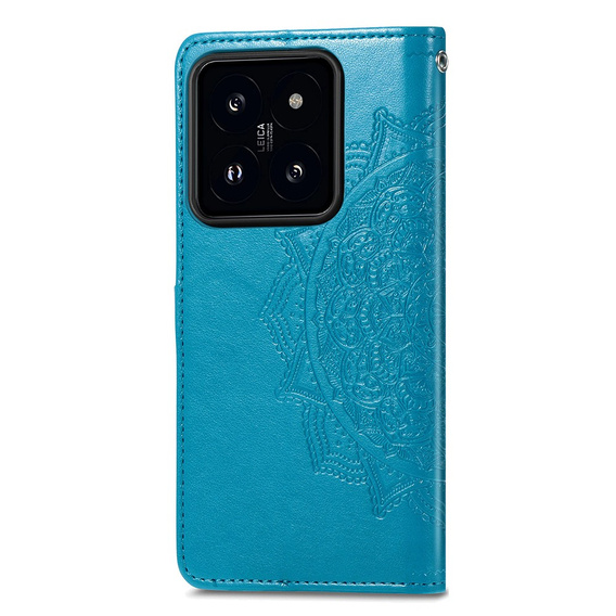 Откидной чехол для Xiaomi 14T, Mandala, синий