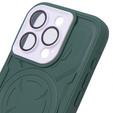 Чохол для iPhone 15 Pro Max, ERBORD Armor Mag, зелений