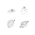 Чехол для наушников RINGKE Airpods Pro / Pro 2, Onyx, Black