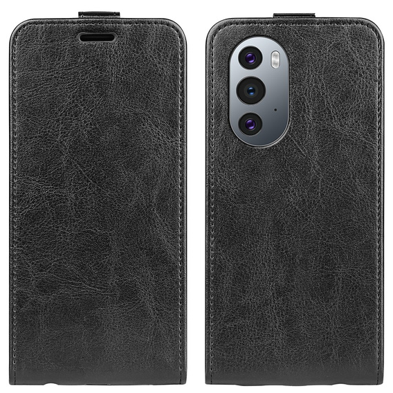 Футляр з клапаном для Motorola Edge 30 Pro, Flip, чорний