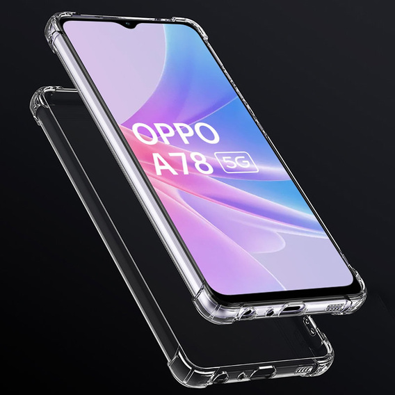 Чoхол до Oppo A78 5G, Dropproof, прозорий