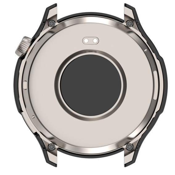 Чехол 2 в 1 + закаленное стекло для Amazfit Balance A2286, чёрный