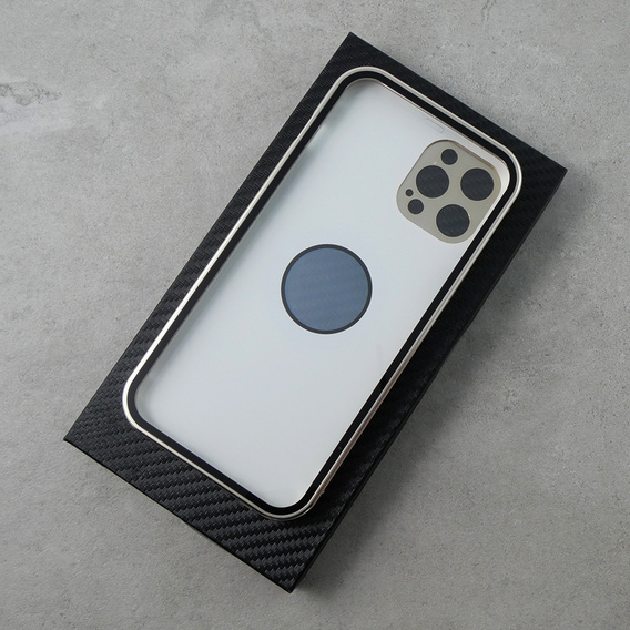 Чехол для iPhone 12 Pro, Dual Glass, для Magsafe, золотой