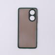 Тонкий чохол до Oppo A78 5G, Slim, прозорий / зелений