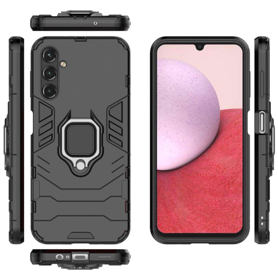 Чехол до Samsung Galaxy A14 4G/5G, Kickstand Ring, чёрный