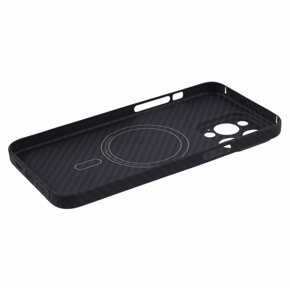 Чехол для iPhone 15 Pro Max, Aramid Fiber Cover, чёрный