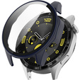 Чехол 2 в 1 + закаленное стекло для Huawei Watch GT 4 46mm, темно-синий