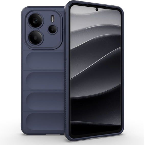 Чехол до Xiaomi Redmi Note 14 4G, Gaming Shockproof, темно-синий