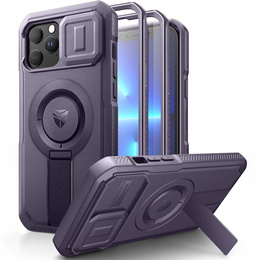 Броньований чохол для iPhone 15, Dexnor CamProtect MagSafe, зелений (Дві рамки)