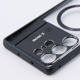 Магнітний чохол для Samsung Galaxy S23 Ultra 5G, Aroma Hybrid, чорний