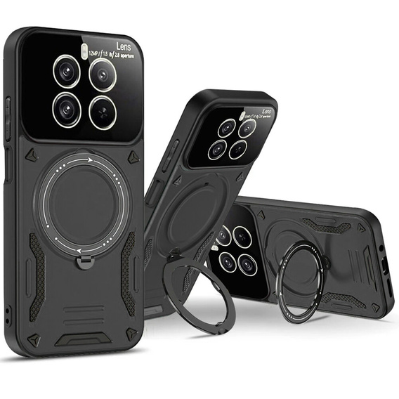 Броньований чохол для Realme 12 Pro 5G / 12 Pro+ 5G, Magnetic Ring, чорний