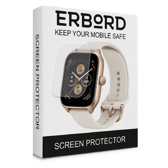 3x Гидрогелевая фольга ERBORD для Amazfit GTS 4