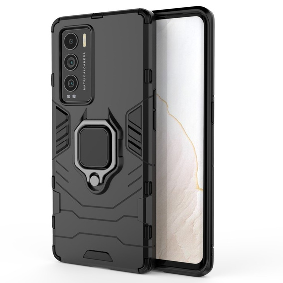 Чoхол до Realme GT Explorer Master, Kickstand Ring, чорний