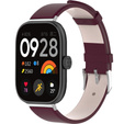 Кожаный ремешок для Xiaomi Redmi Watch 4 / Smart Band 8 Pro