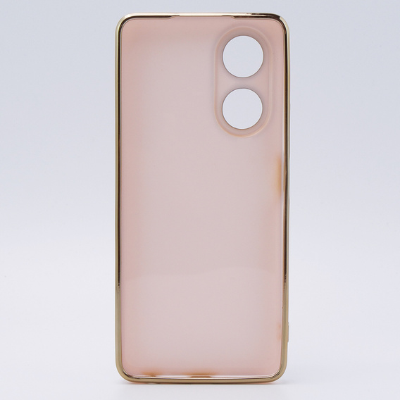 Чохол для Oppo A58 4G, Glamour CamShield, рожевий rose gold