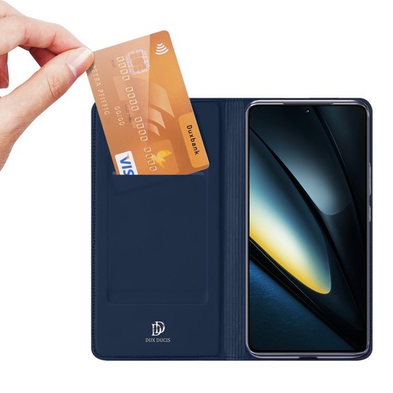 Чехол Dux Ducis до Xiaomi Poco F6 Pro, Skinpro, темно-синий