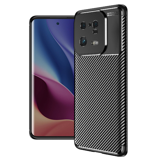 Чoхол до Xiaomi 13 Pro, Carbon Gel, чорний