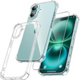 Чехол для iPhone 16, Erbord Dropproof, прозрачный + стекло