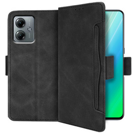 Футляр з клапаном для Motorola Moto G14, Card Slot, чорний