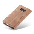 Чохол-сумка для Samsung Galaxy S8, Leather Wallet Case, коричневий