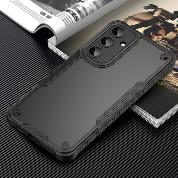 Чoхол до Samsung Galaxy S25+ Plus, Armor Frosted Case, чорний