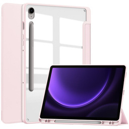 Чехол для Samsung Galaxy Tab S10 Lite / S10 FE / S9 FE, Smartcase Hybrid, с местом для стилуса, розовый
