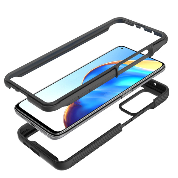 Чoхол Shockproof до Xiaomi Mi 10T / 10T Pro, із захисним екраном, м'яти
