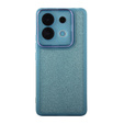 Чохол для Xiaomi Redmi Note 13 5G, Glittery Powder, м'яти + загартоване скло 9H
