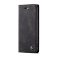 Чехол CASEME для iPhone 7/8/SE 2020/SE 2022, Leather Wallet Case, чёрный