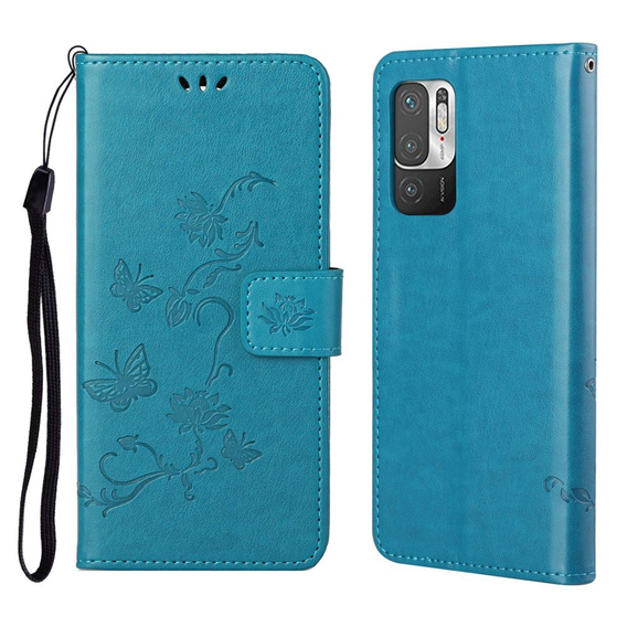 Чохол-книжка для Xiaomi Redmi Note 10 5G / Poco M3 Pro 4G/5G, Butterfly, м'яти