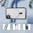 Чохол для iPhone 16 Plus, Electro MagSafe, чорний + Скло на екран