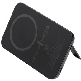 Портативний зарядний пристрій Blue Star W0553, 5000 мАг, MagSafe, підставка – чорний