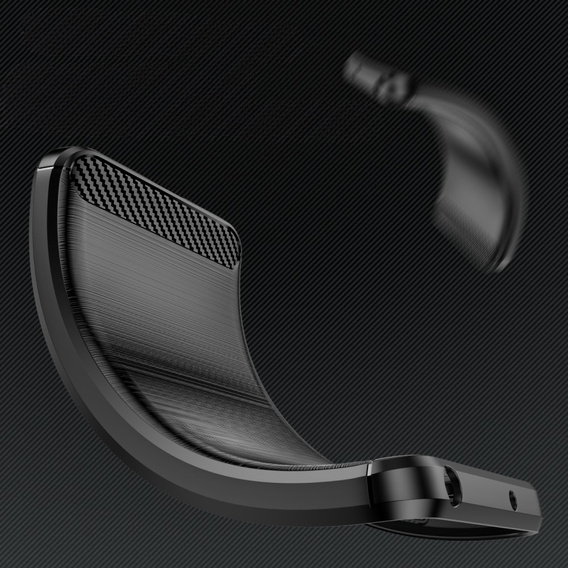 Чехол до Honor Magic 7 Pro, Carbon, чёрный