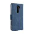 Футляр з клапаном для Xiaomi Redmi Note 8 Pro, Card Slot, темно-синій