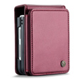CASEME флип-кейс для Samsung Galaxy Z Flip5 5G, Litchi Wallet, красный