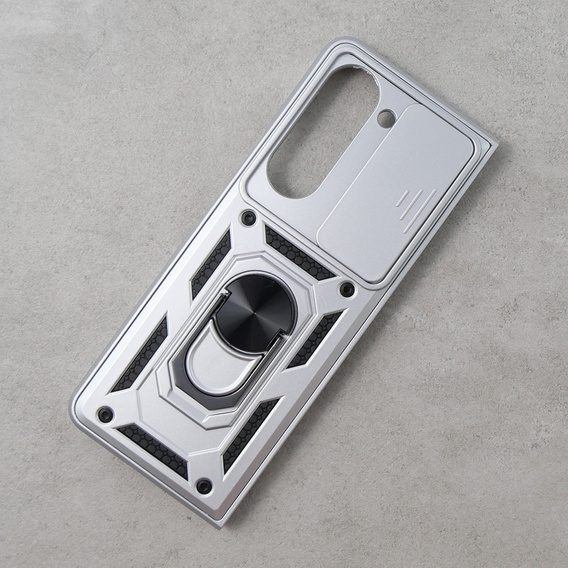 Чохол NOX Camera Slide Samsung Galaxy Z Fold5 5G, CamShield Slide, срібло
