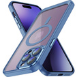 Чехол для iPhone 15 Pro, ERBORD Impact Guard, MagSafe, синий