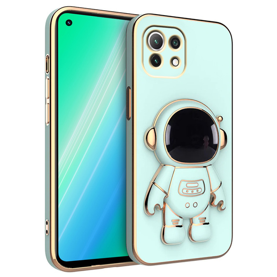 Чехол до Xiaomi Mi 11 Lite / Mi 11 Lite 5G / 11 Lite 5G NE, Astronaut, мятный