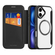 Чохол Dux Ducis для iPhone 17, Skin X Pro, з клапаном, для MagSafe, чорний